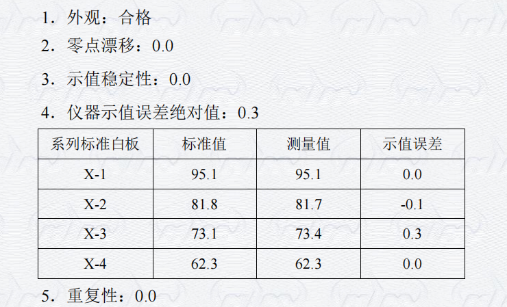 彩谱白度仪证书2